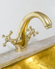 Single Hole Bathroom Vanity Faucet - Brassna