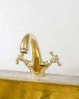 Single Hole Bathroom Vanity Faucet - Brassna